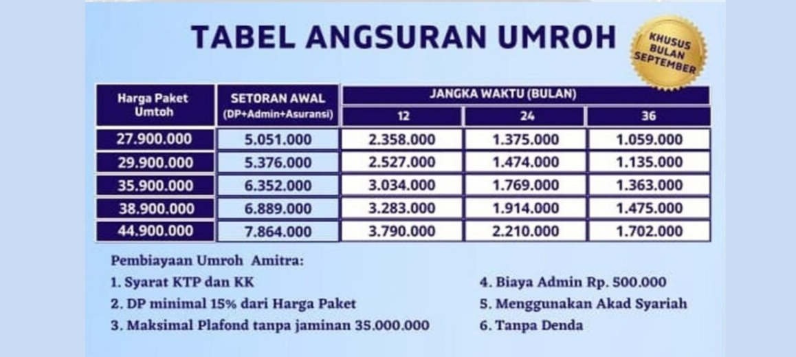 Program Cicilan Umroh
